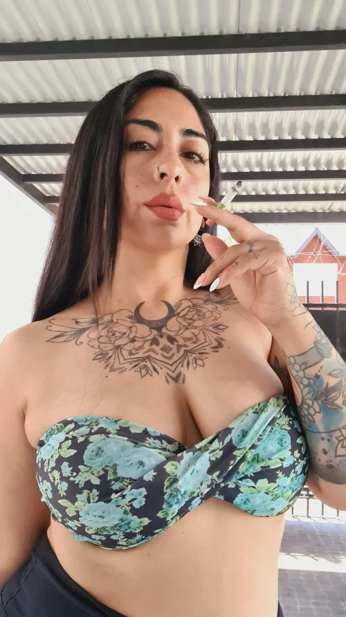 Your mom is so hot when she's smoking