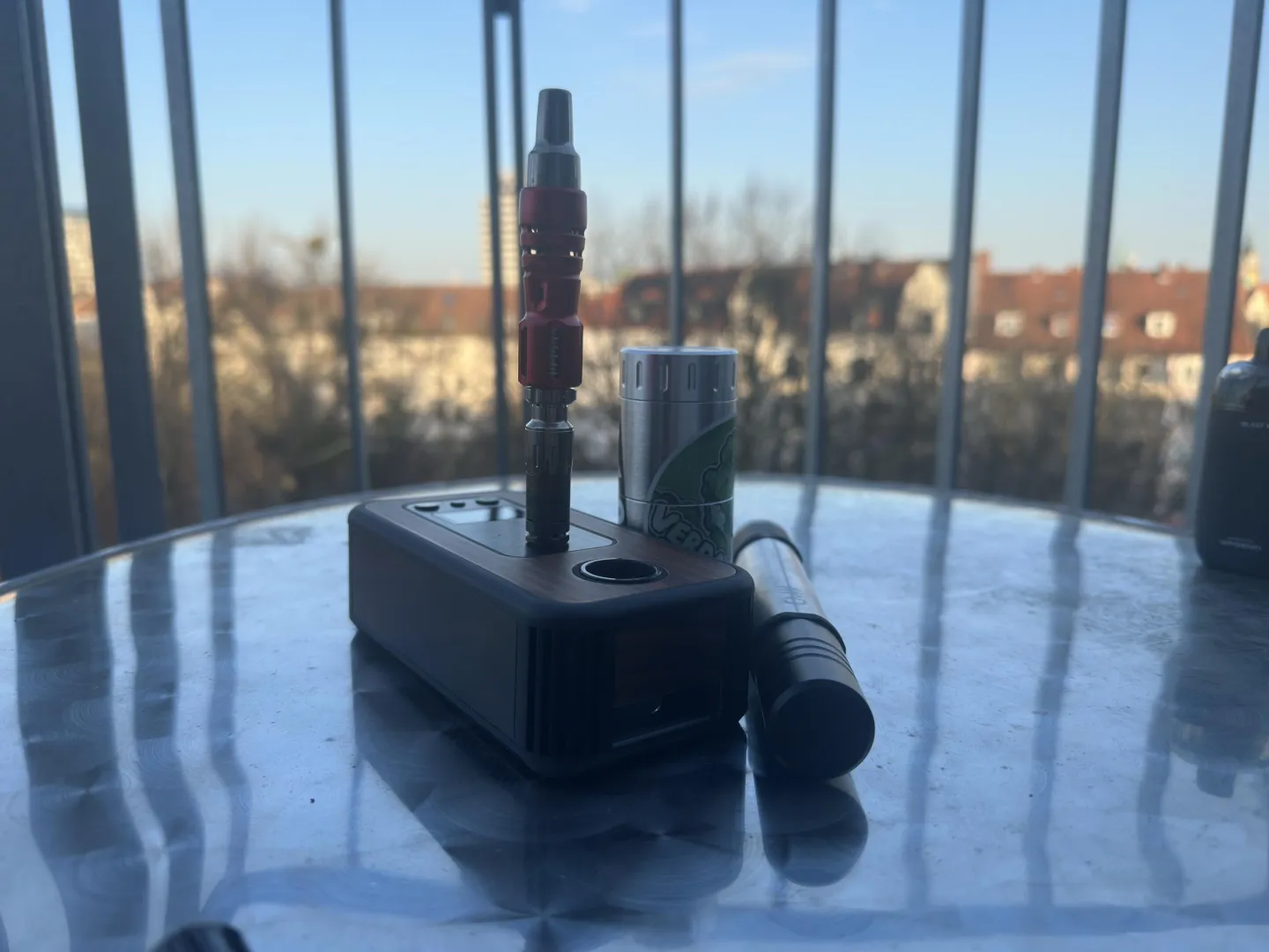 Beautiful evening, and a beautiful device.