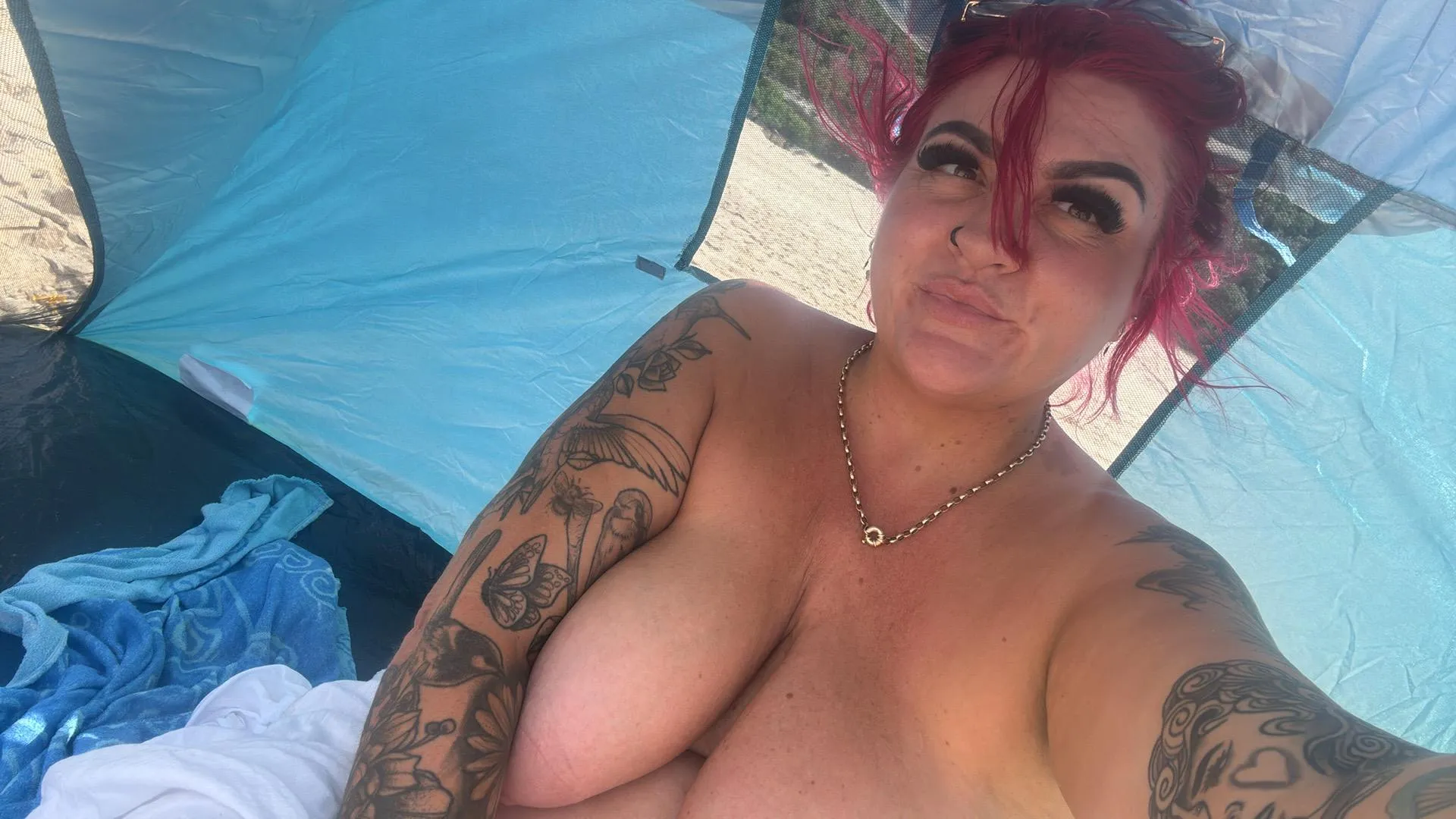 First time at the nude beach Aus