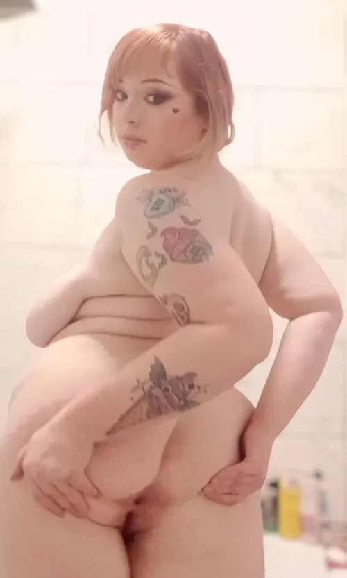 I know it's not my tattoos you're staring at