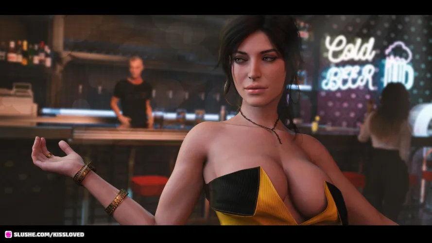 Lara wants another drink (KissLoveD)