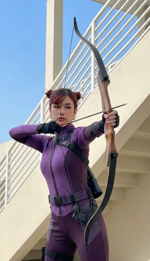 my kate bishop cosplay (luna)