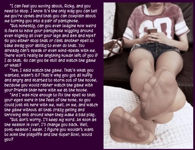 New Caption! What?! You're Still Watching the Game.