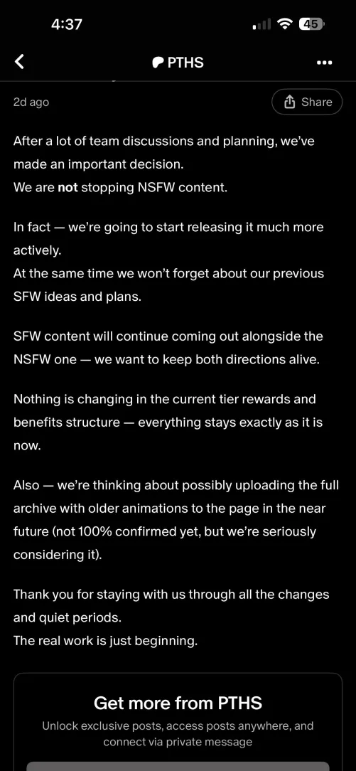 PTHS is not stopping!