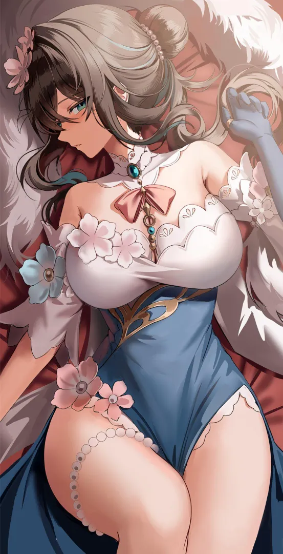 Ruan mei in new outfit