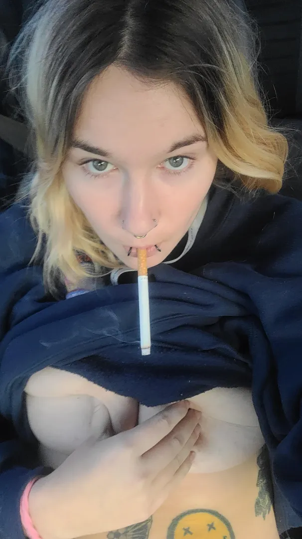 Smoking in my car is my favorite
