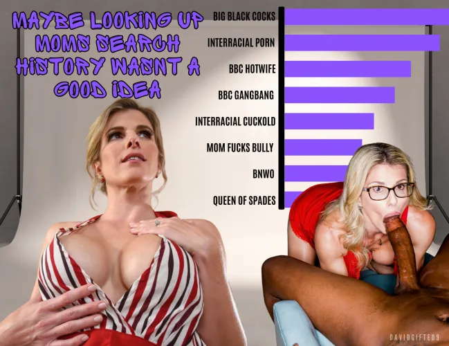 uh-oh looks like mommy watches the same type of porn as you