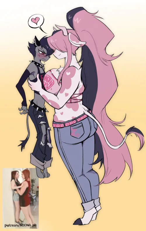 Want uppies baby~? Sometimes I wanna be a short Breedable cow, but sometimes I wanna be a momma cow for... certain cuties~