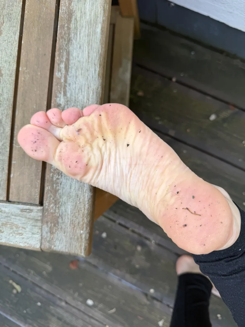 You wanna lick them clean? 