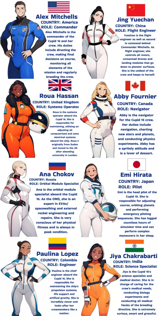 Cupid 16: In space, no one can hear you breed... [Sci-fi] [Interracial] [Breeding] [Harem]