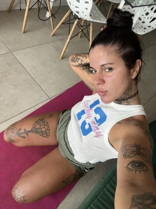 Entrenando hoy hairbun