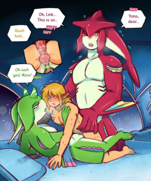 Fishy Threesome (Commission)