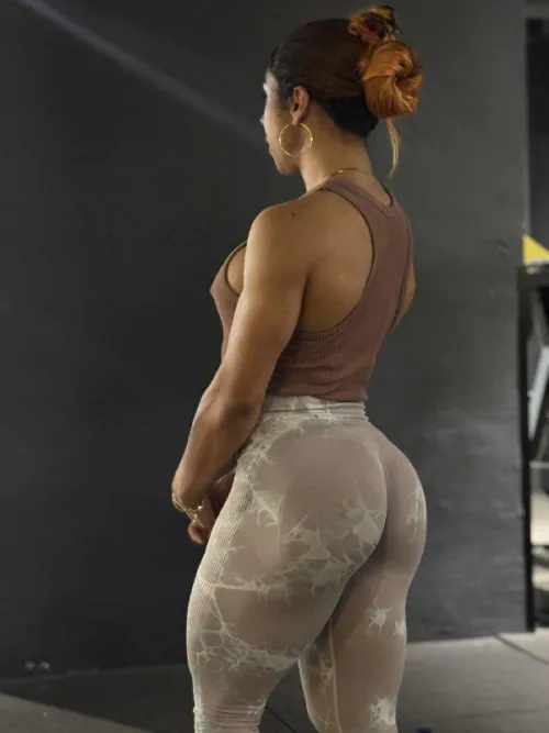 Glute day, I gave it my all at the gym