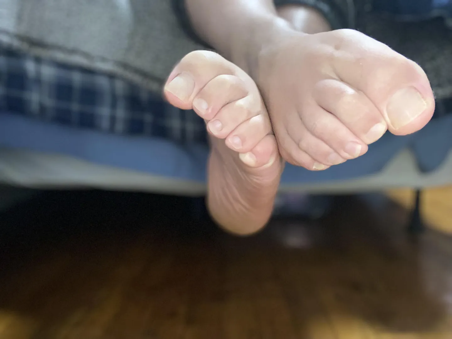 I love the way you stare at my toes