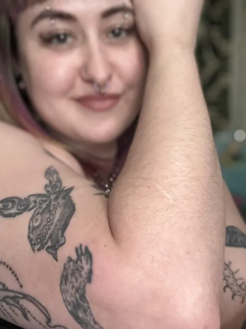 i love to tease with my hairy arms [arms]