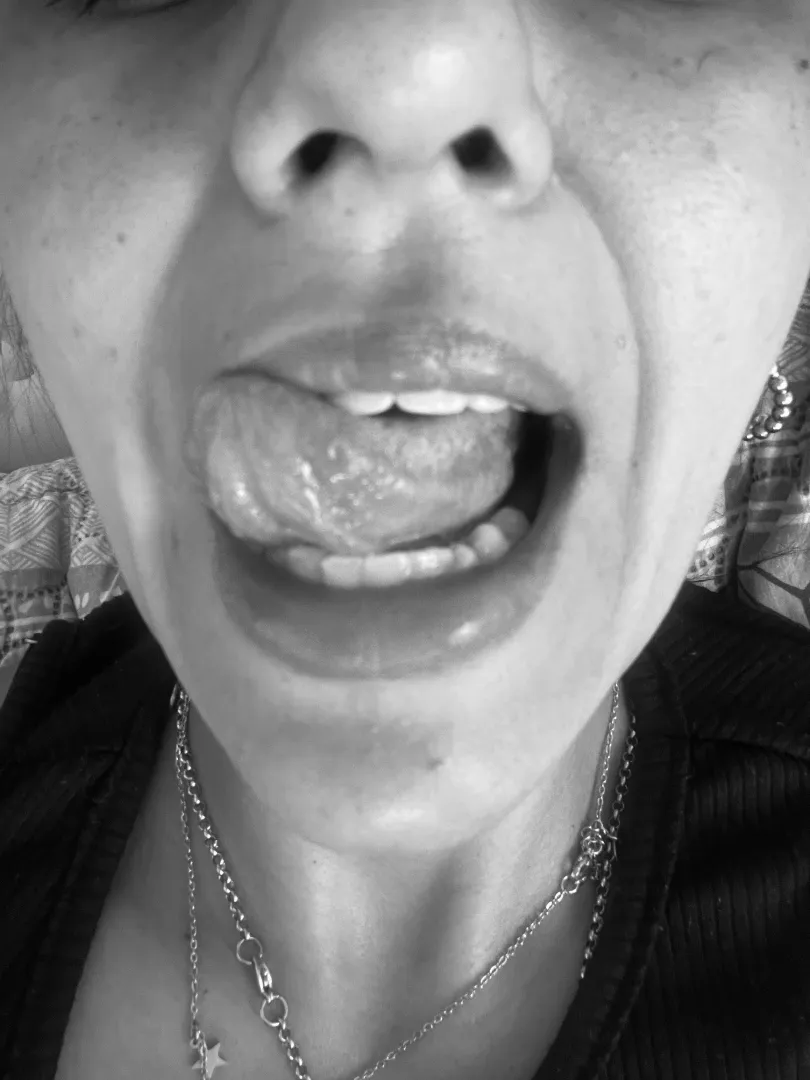 lips and playful tongue 