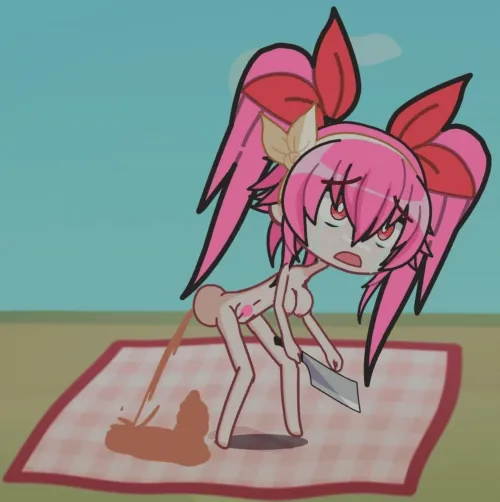 Naked kuku's explosive diarrhea by Cooper