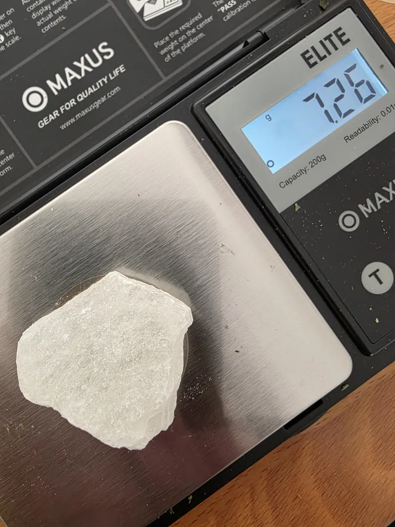 Now *I'm* banging 7 gram rocks!