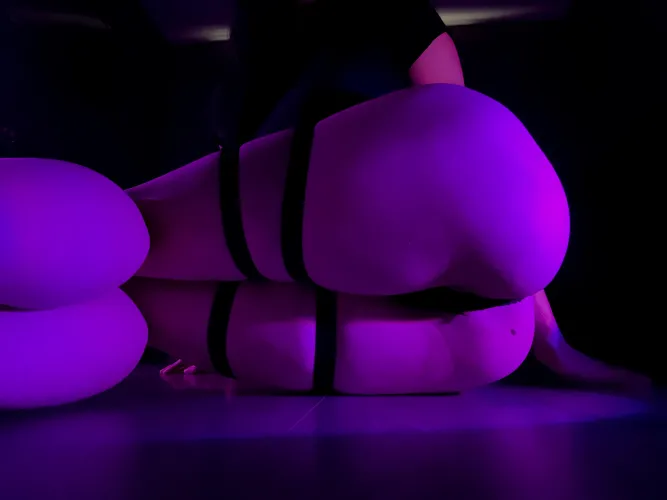 Pull my underwear to the side and slide it in