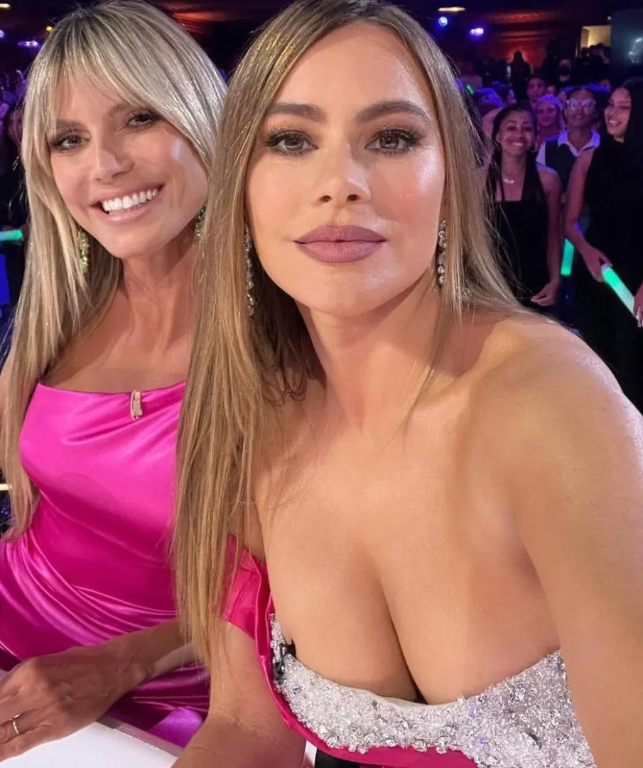 Sofia Vergara and Heidi Klum