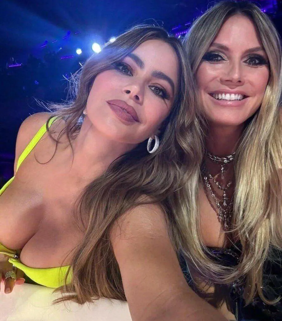 Sofia Vergara and Heidi Klum