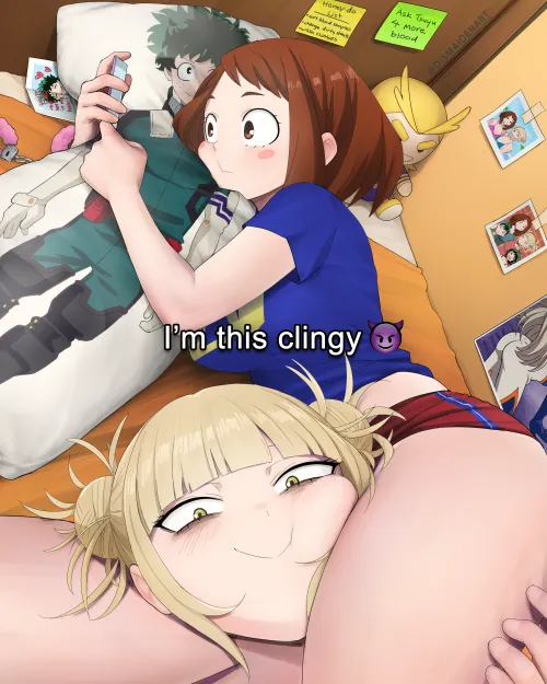 Toga needs Ochako like this (dismaidenart) [My Hero Academia]