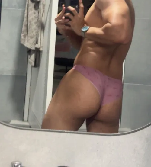 Wearing panties always makes me wet.