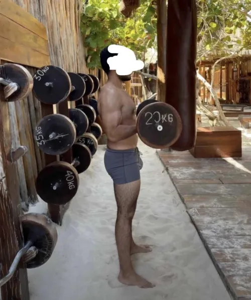 Working on my biceps