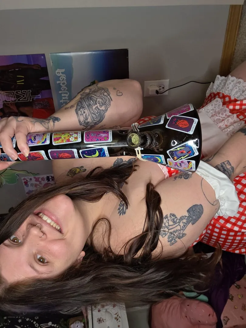 Your inked up stoner babe gone wild