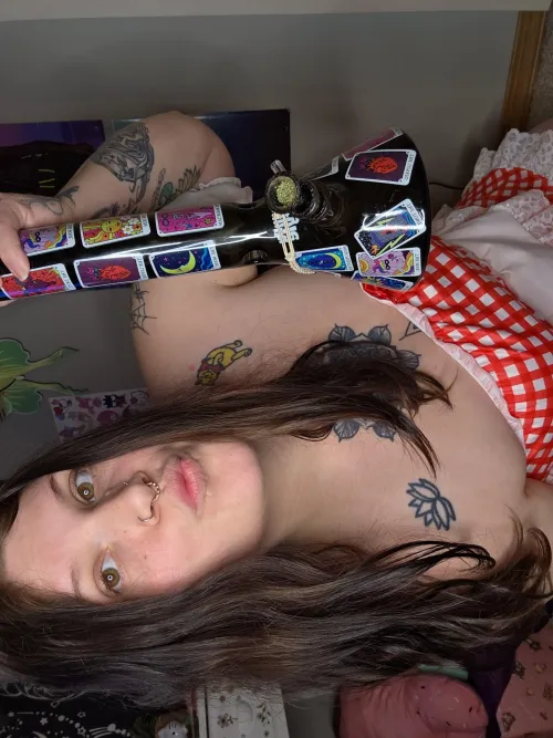 Your naughty maid got into some weed before I clean your place