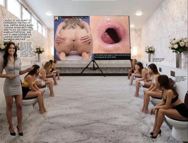 All girls gotta gape! ⭕️