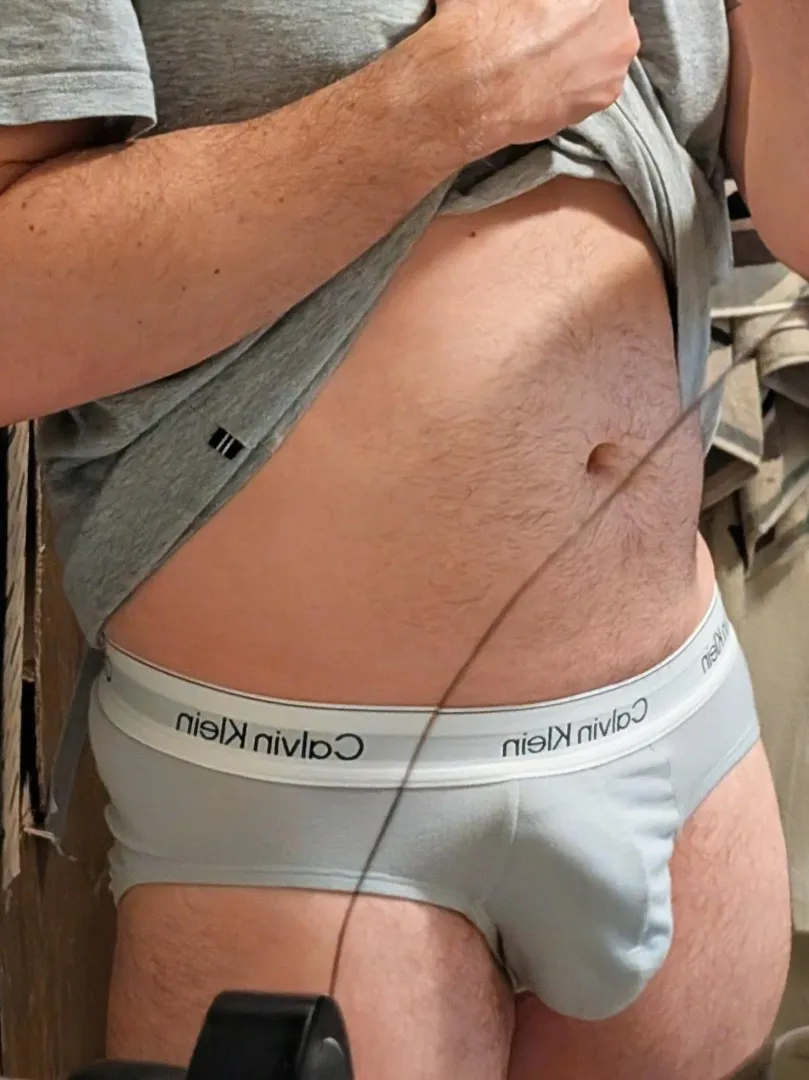 Grey CK Briefs