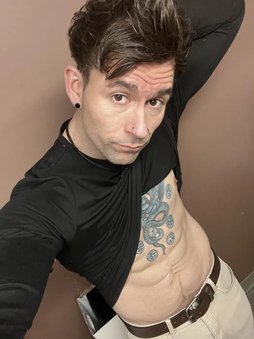 He’s taken but you can look  come see the things he does to me if you like…