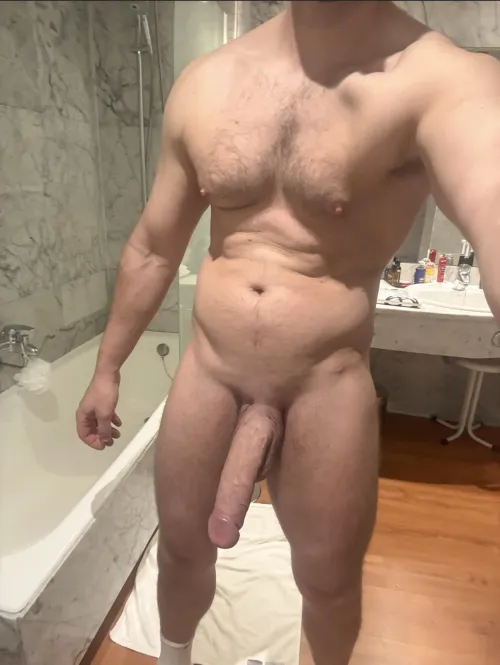 Huge white cock here…