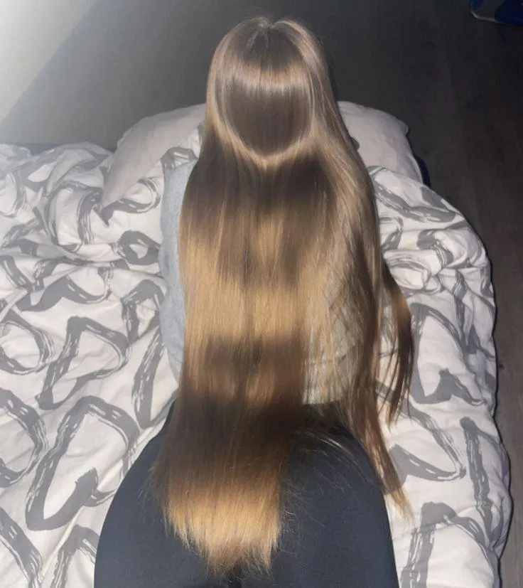 Just one stroke of your fingers through my thick, glossy strands and you’re already lost. Go on beg to brush it for me tonight