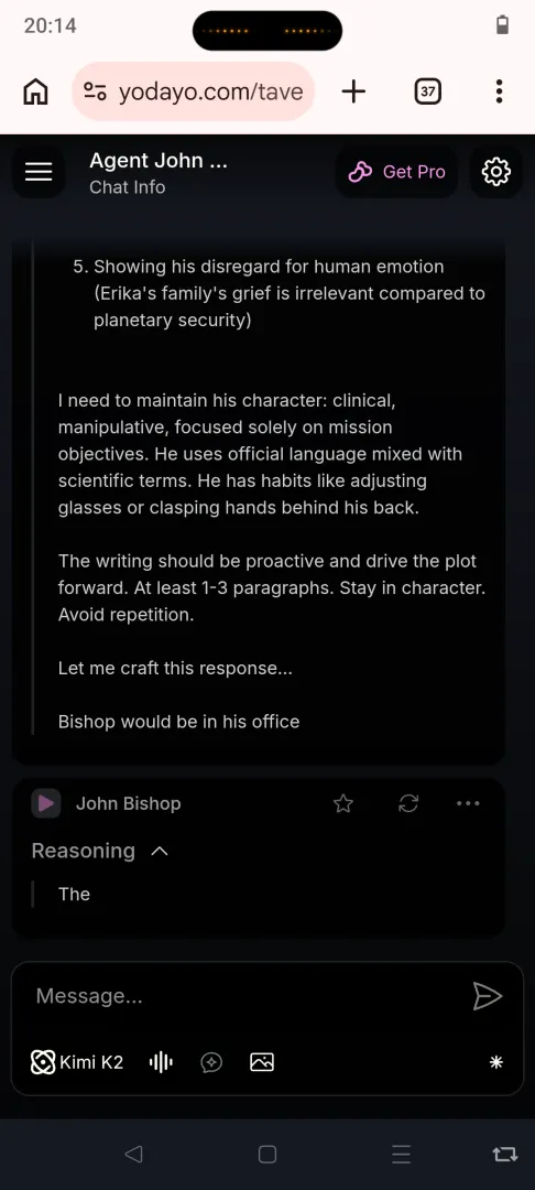 Kimi seems broken...