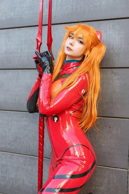 Latex Asuka Langly by me (Aloeveraiskawaii)