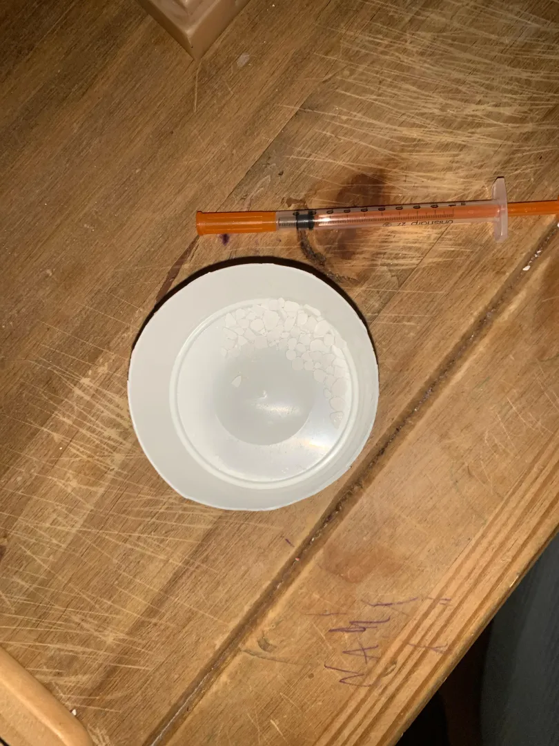 Micro dose calcium chloride 0.1ml in scrotum near testicle instantaneous necrosis