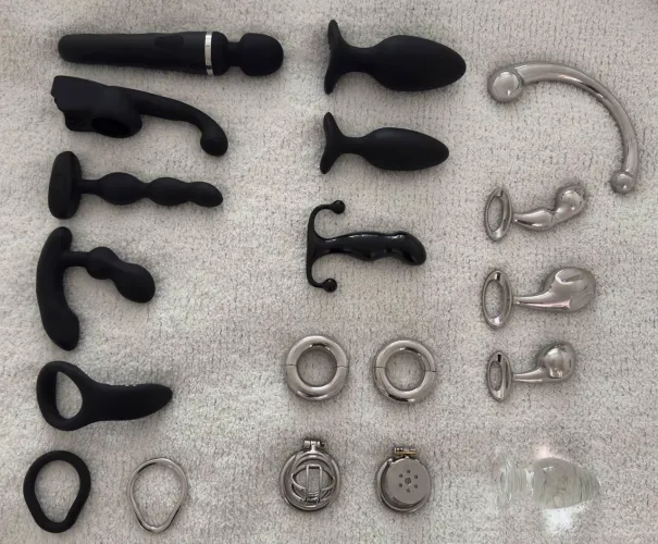 Most of my toys. Lots of Njoy and Lovense.