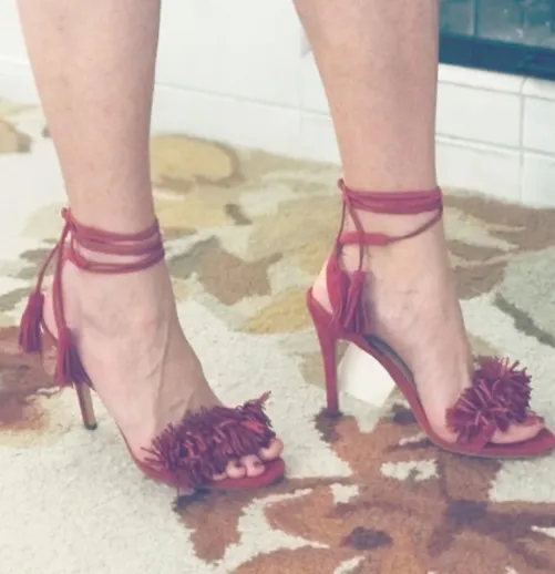 My heels just called. They want to be wrapped around your ears.