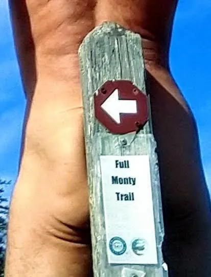 This is my favorite hiking trail for Naked Adventures.