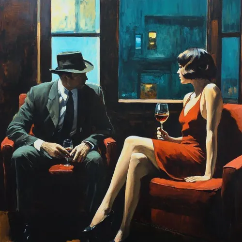 We can all imagine an evening that would bring us closer to something more meaningful than what we are settling for today. I want this. I want him in a suit and I want to wear a sexy red dress.