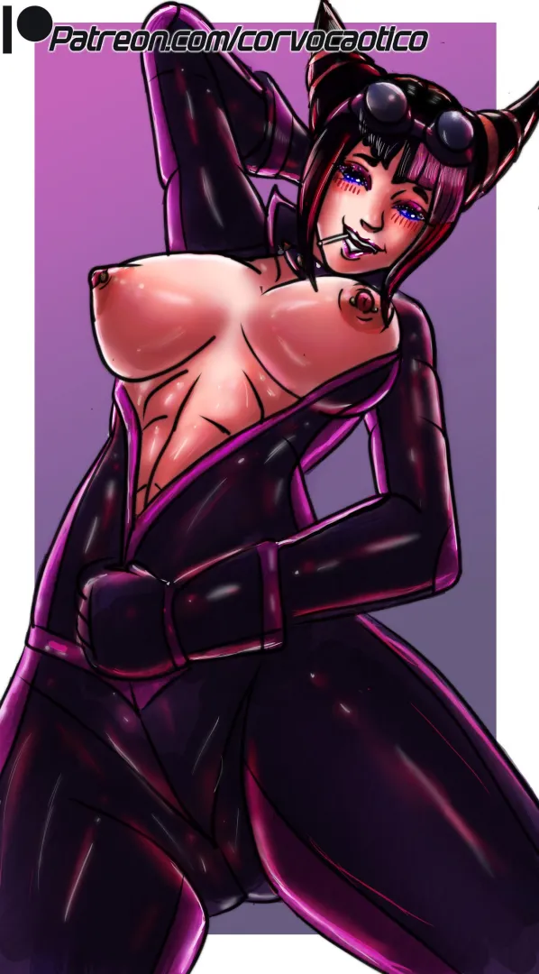 Daily NSFW Juri Fan Art: 2/25/26 - by CorvoCaotico