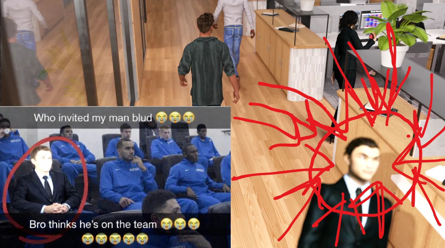 Bro thought he was one of the main cast ✌️