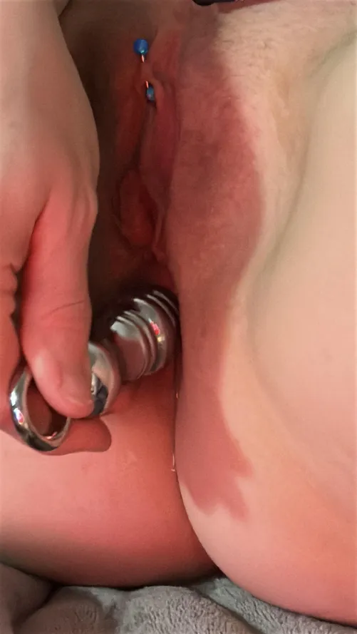 Even when I am playing with my ass, my ring is right there waiting to be played with
