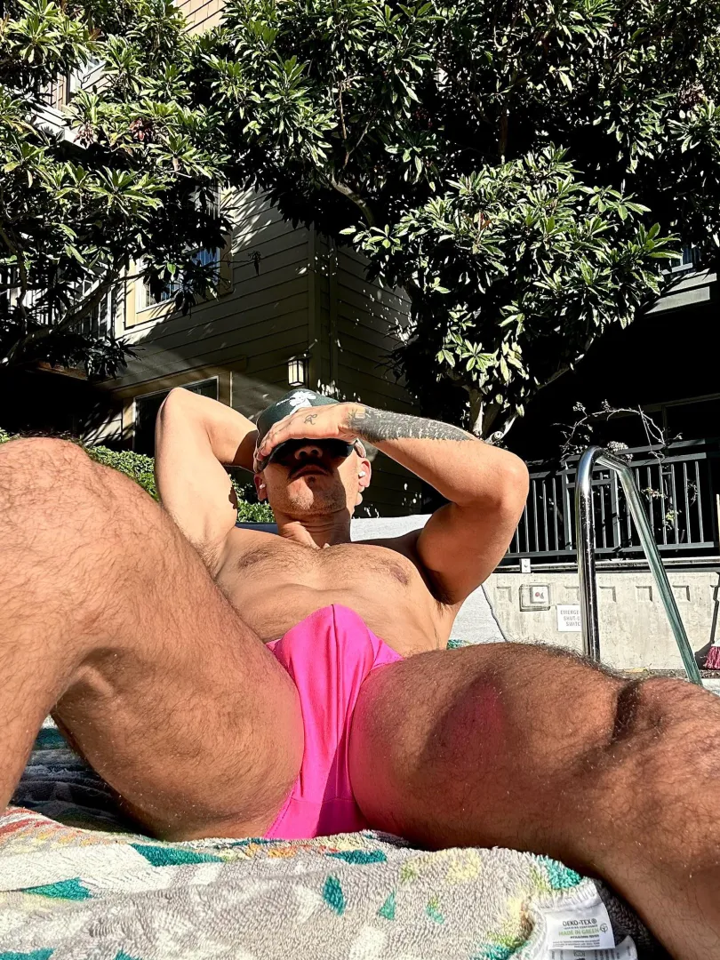 How many guys here wear pink swim briefs?