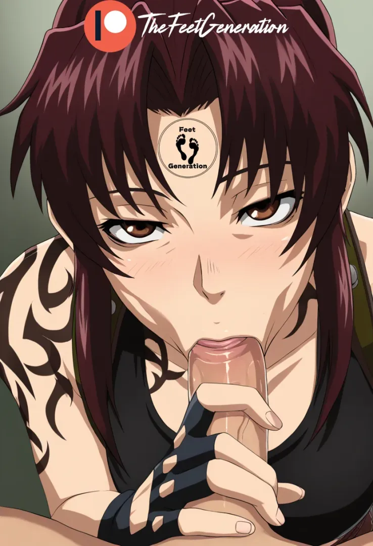 I wonder if the fingerless gloves feel good. (FeetGeneration) [Black Lagoon] Revy