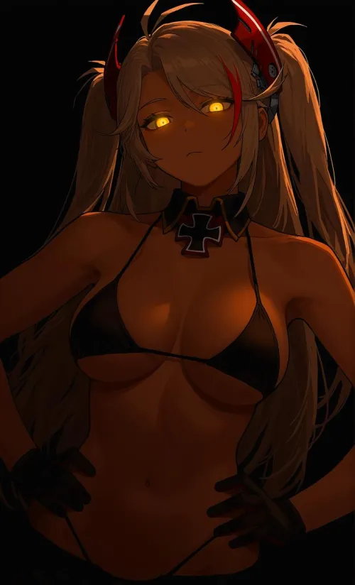 Prinz Eugen seems to be mad at you