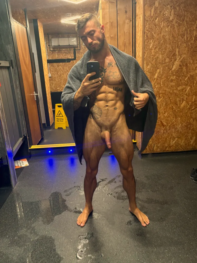 ready to rinse off the sweat