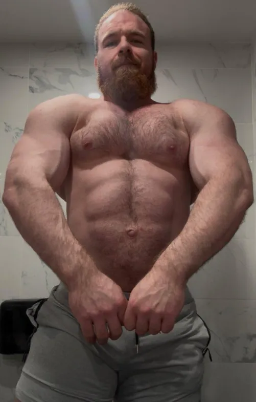 When he has (pec) dimples 